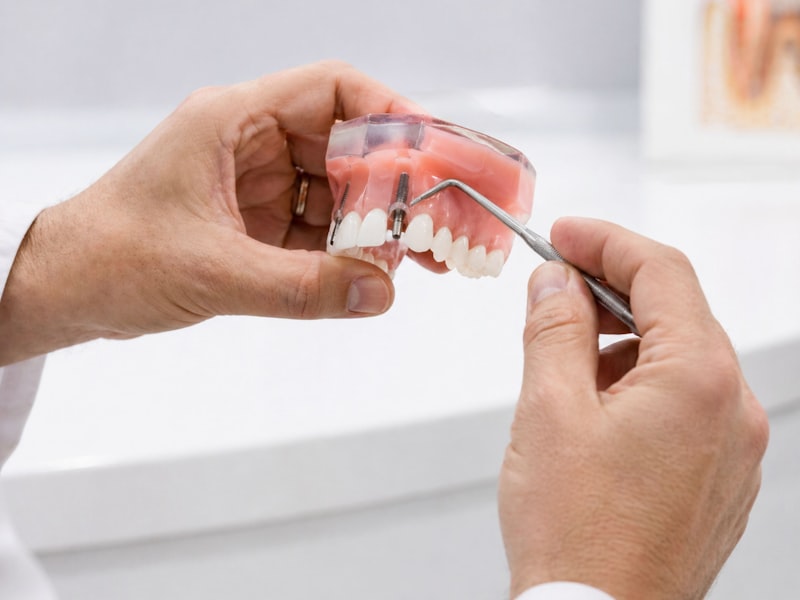 Dental implant demonstration model